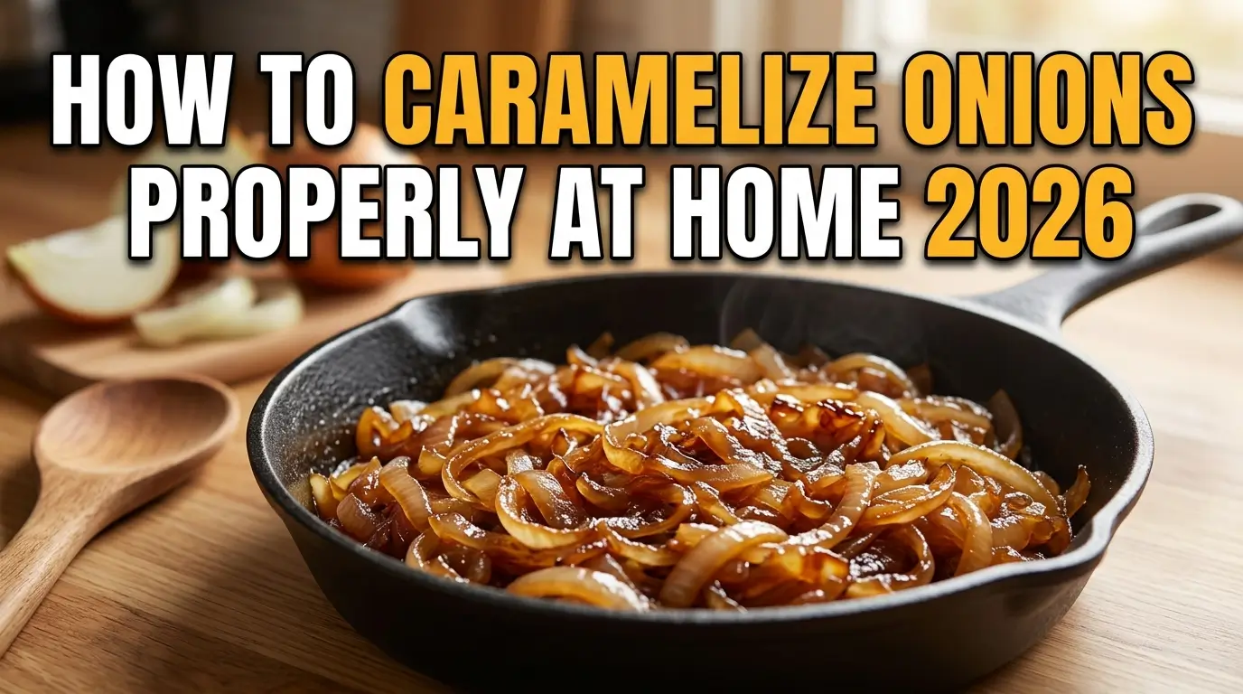 How to Caramelize Onions Properly at Home 2026